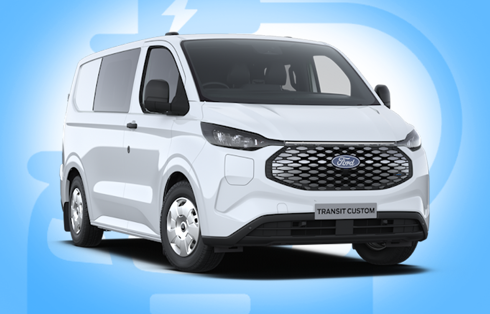 NEW Ford Transit All-Electric E-Transit Custom Limited